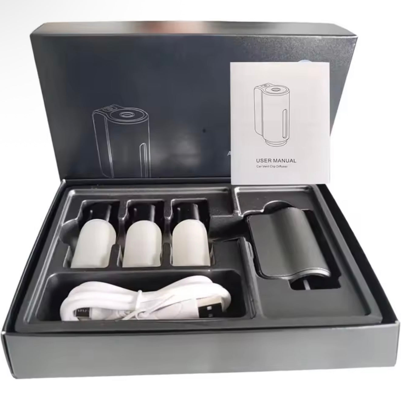 Car Diffuser / Air Freshener, 3 Fragrance Modes