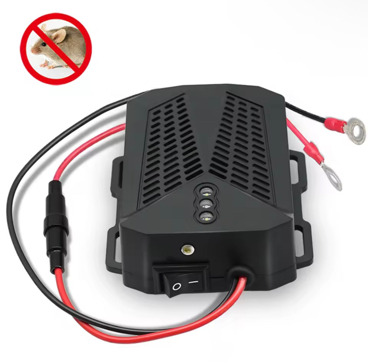 12V Car Ultrasonic Rat & Rodent Repellent — Marten, Mouse, and Pest Control Device for Vehicles