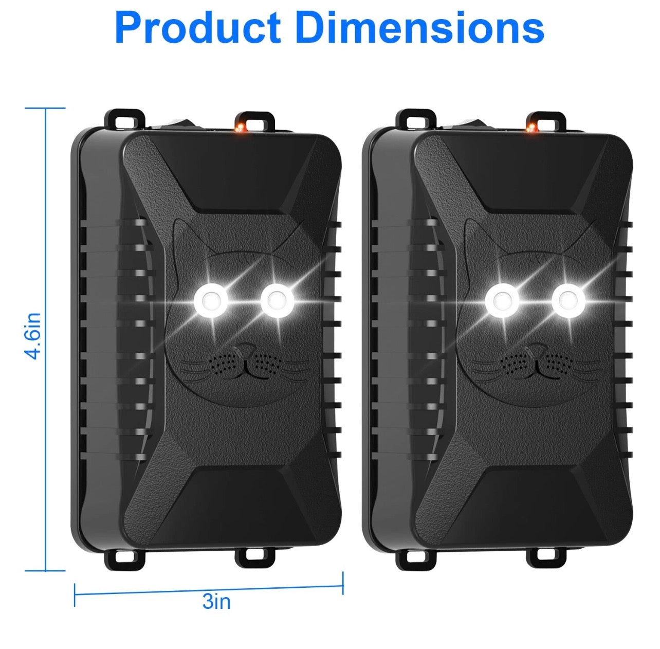 2 Pack/ Ultrasonic Rodent Deterrent