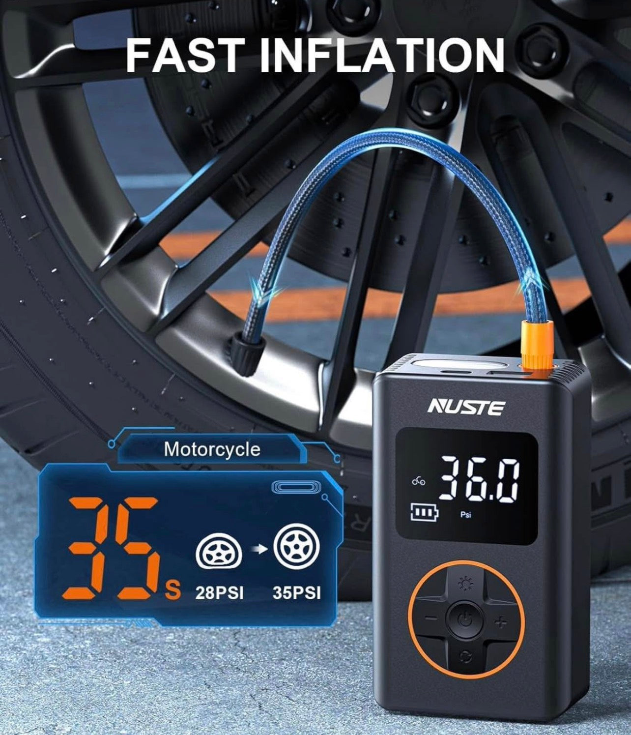 12v Wireless Car Air Compressor Air Pump