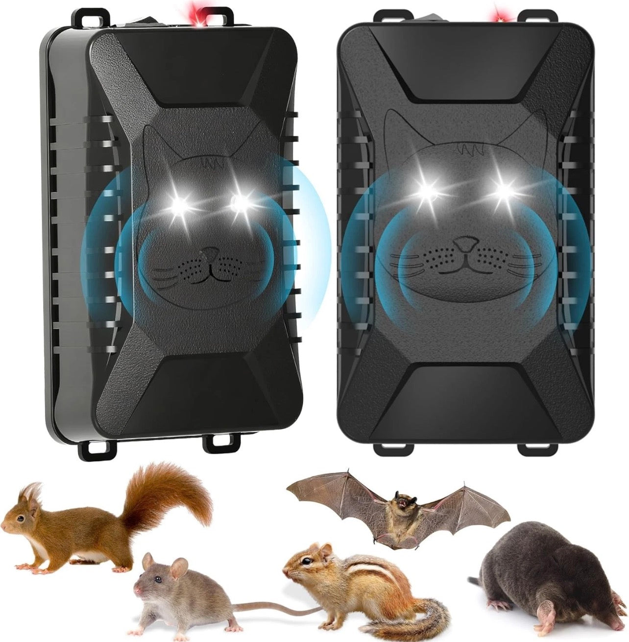 2 Pack/ Ultrasonic Rodent Deterrent