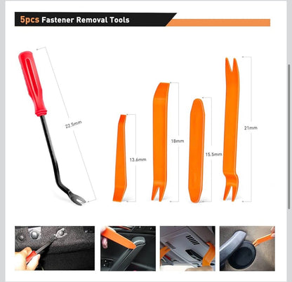 680Pcs Car Push Retainer Clips & Auto Fasteners Assortment - 22 Popular Sizes Nylon Bumper Fender Rivets with 10 Cable Ties universal fit