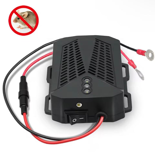 12V Car Ultrasonic Rat & Rodent Repellent — Marten, Mouse, and Pest Control Device for Vehicles