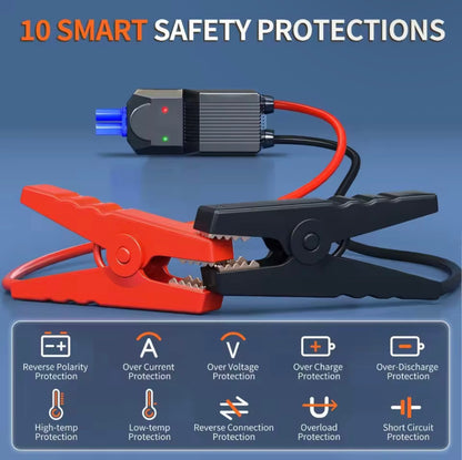 5000A Jump Starter Battery Booster 150Psi Air Pump Multi-function