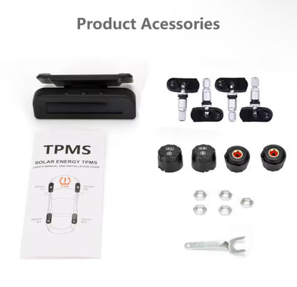 Tire Pressure Monitoring System (TPMS) – Solar & USB Charging