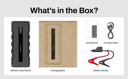 3000A Portable car Jumpstart booster pack / power pack